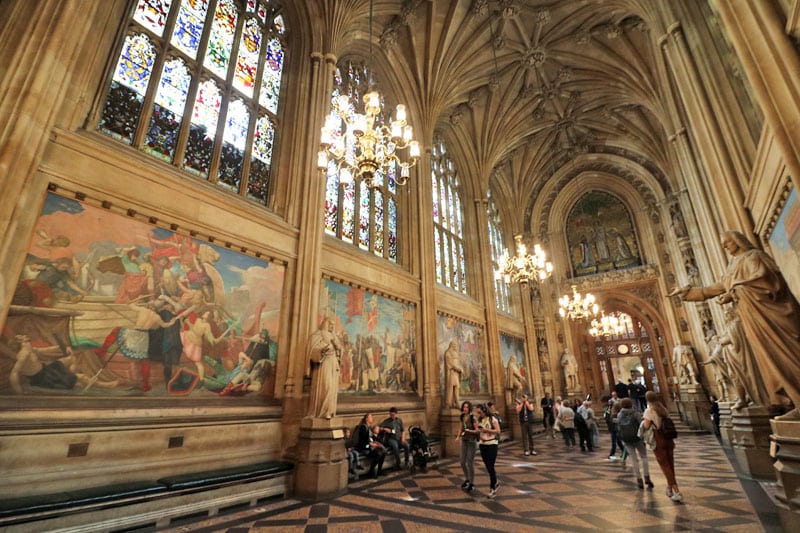 St. Stephens Hall, New Palace of Westminster (Houses of Parliament)