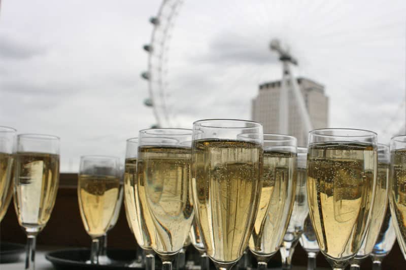 Corporate Charters & Events in London, Champagne Reception