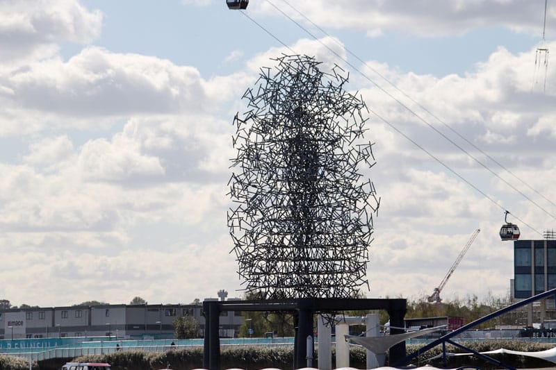 Quantum Cloud by Antony Gormley, North Greenwich, Royal Borough of Greenwich