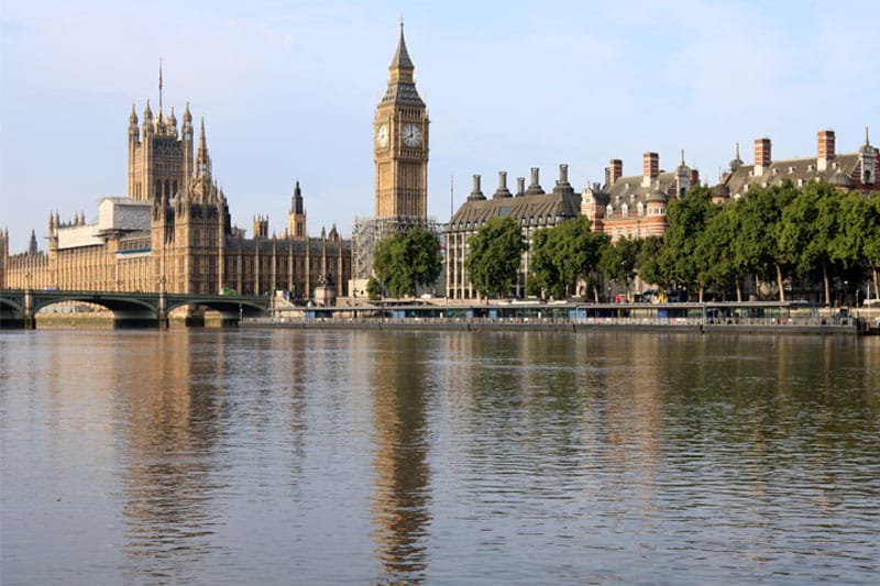 La ciudad de Westminster y Lambeth Reach