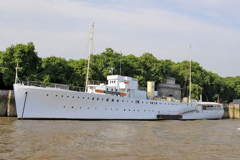 HQS Wellington, Portée du roi