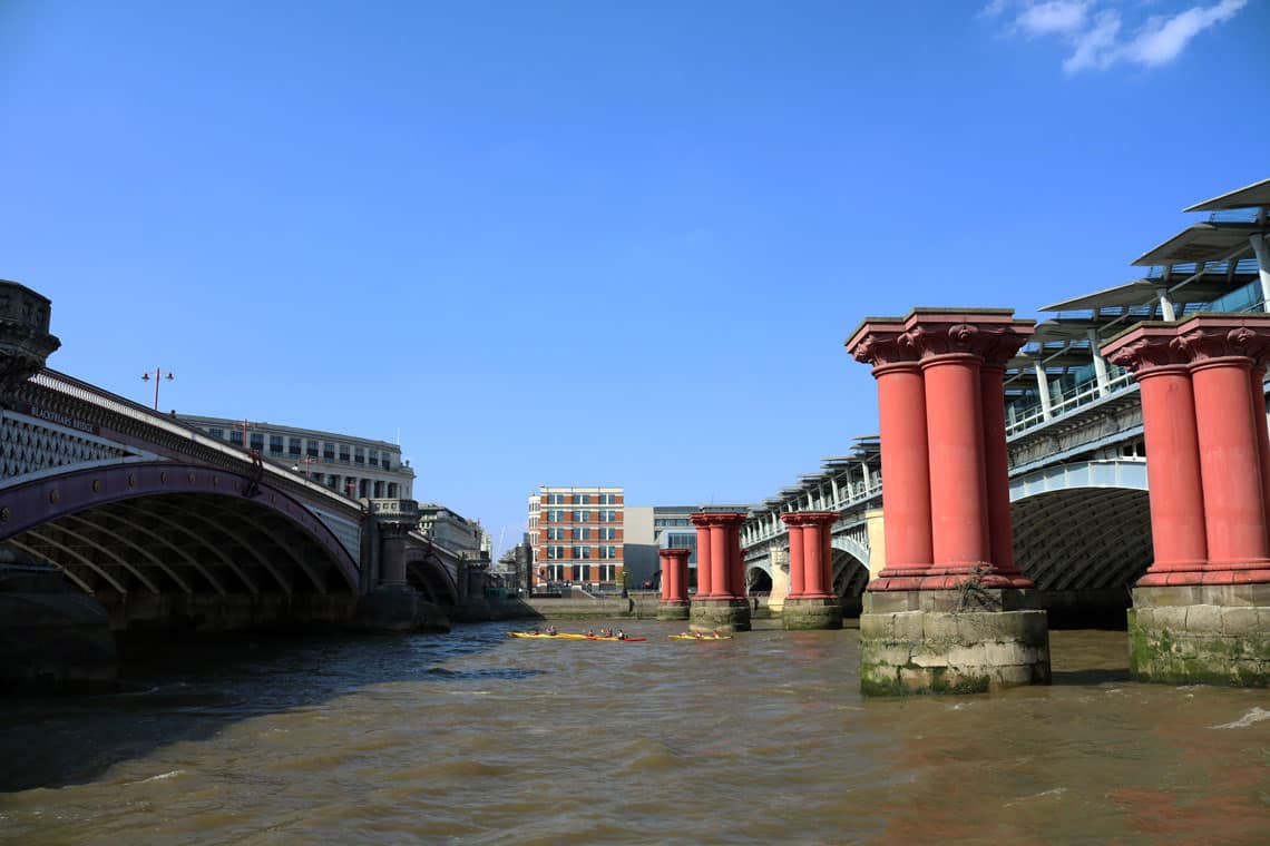 Blackfriars Railway Bridges, Upper Pool