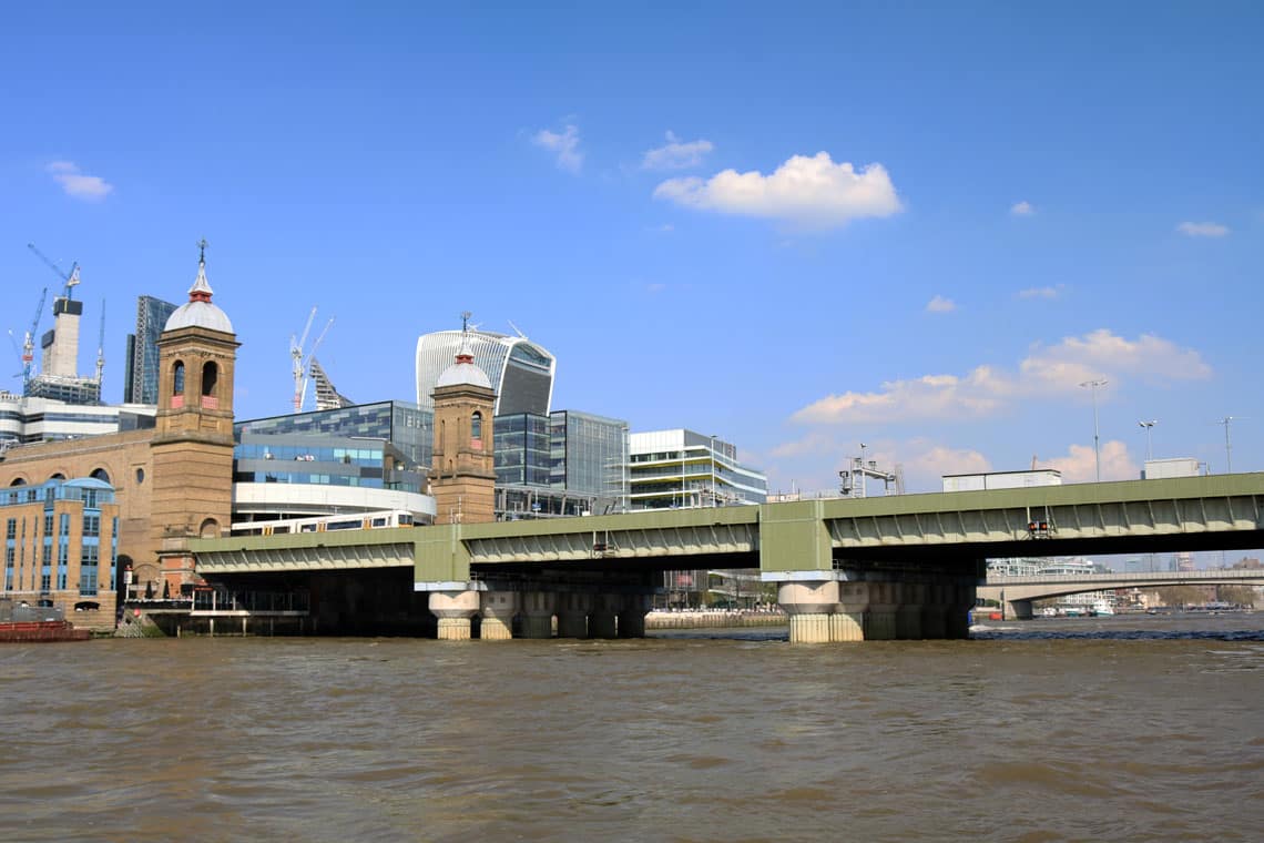 Cannon Street Railway Bridge, Upper Pool