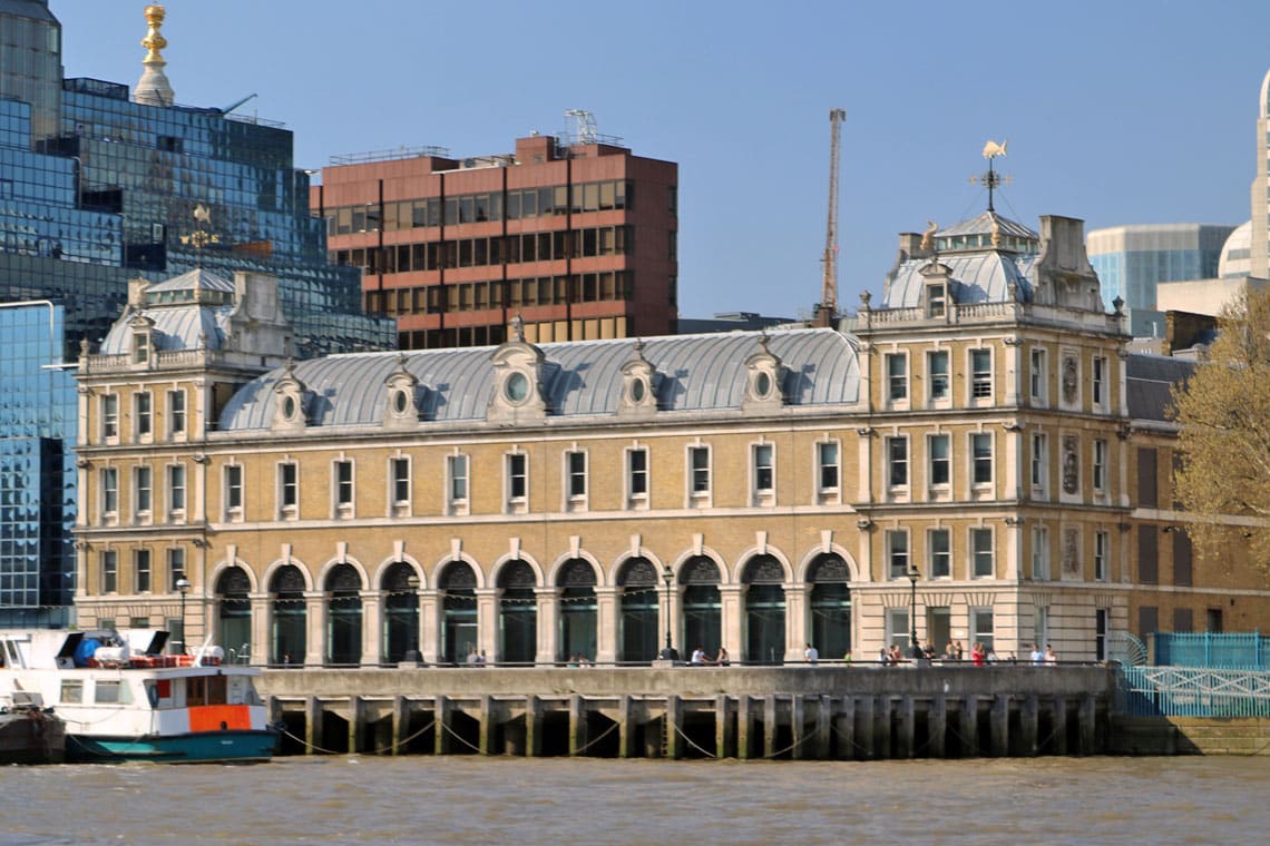 Ehemaliger Billingsgate Fischmarkt, Stadt London