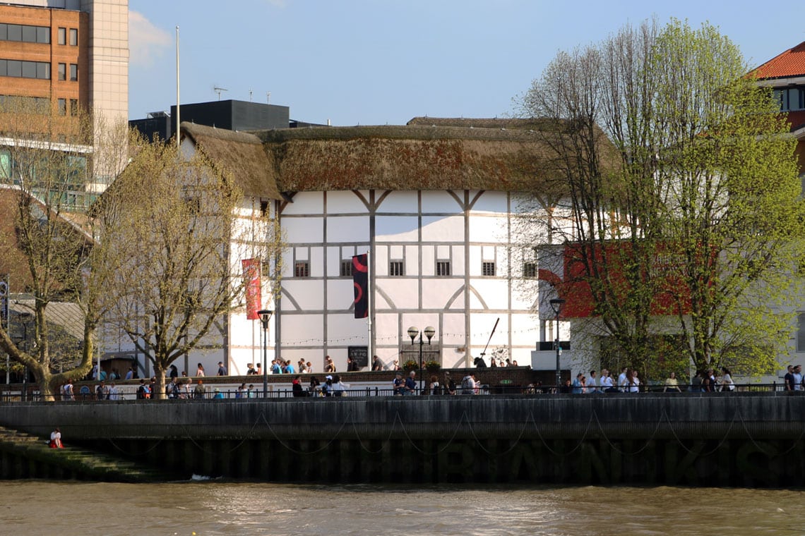 Globe di Shakespeare, Bankside, South Bank, London Borough of Southwark