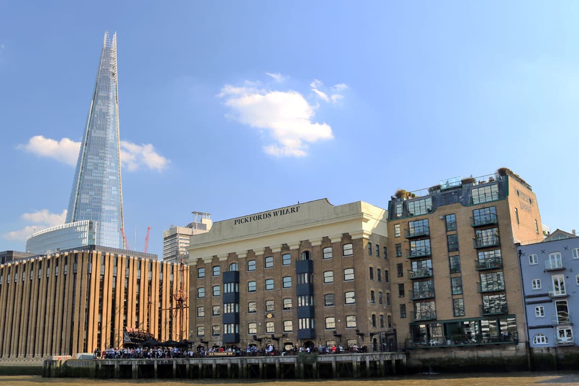 Le Shard & La Ville du Pont de Londres, Arrondissement Londonien de Southwark