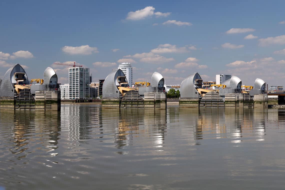 Thames Flood Barrier, Woolwich Reach